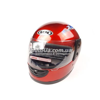 Шлем закрытый S-101 (красный, size: M) SAFE