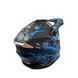 Шлем кроссовый EXDRIVE (size: S, черно-синий матовый, EX-806 Spider) - 4