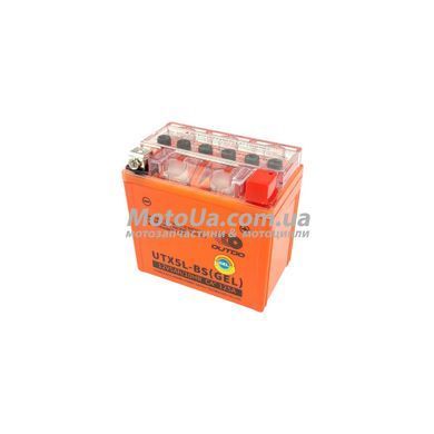 Акумулятор 5A 12V (UTX5L-BS) OUTDO гелевий 113x70x107