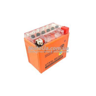 Акумулятор 5A 12V (UTX5L-BS) OUTDO гелевий 113x70x107